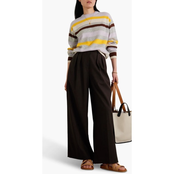 Lafayette 148 NYC nautical, striped, cashmere, pull over sweaters - Picture 7 of 13